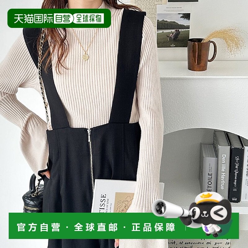 日本直邮GeeRA 前拉链高腰连身裙裤 R04609EW14210 连身裙裤