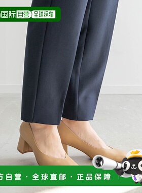 日本直邮Randa 可行走美脚方头V领浅口鞋 RA041BW14515 黑色女鞋