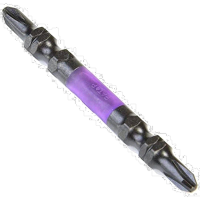 【日本直邮】ANEX电动螺丝刀双头十字星刀头10枚一组紫色65mm