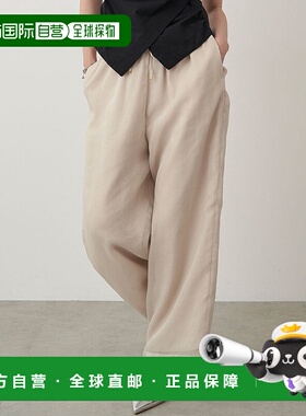 1h可退 日本直邮ELENDEEK 女士夏季清凉感透视松紧腰休闲裤 51253