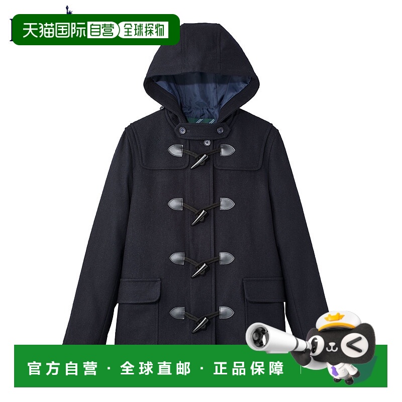 日本直邮EASTBOY 女士初高中学生连帽粗呢大衣 轻薄流行 冬季 商2