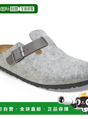 日本直邮BIRKENSTOCK Boston 男女通用轻便鞋 1026149 浅灰色经典