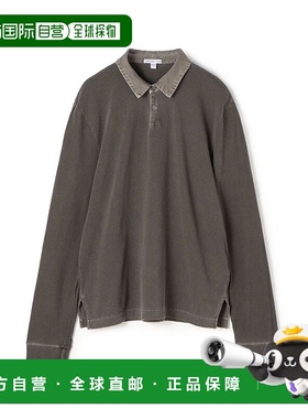 日本直邮JAMES PERSE 棉针织长袖polo衫 [MMCK3607 JA6270EM00121