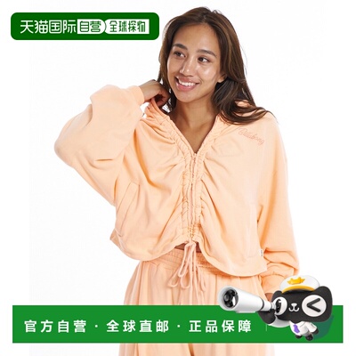 1h可退 日本直邮BILLABONG女士短款拉链连帽衫 BG013012