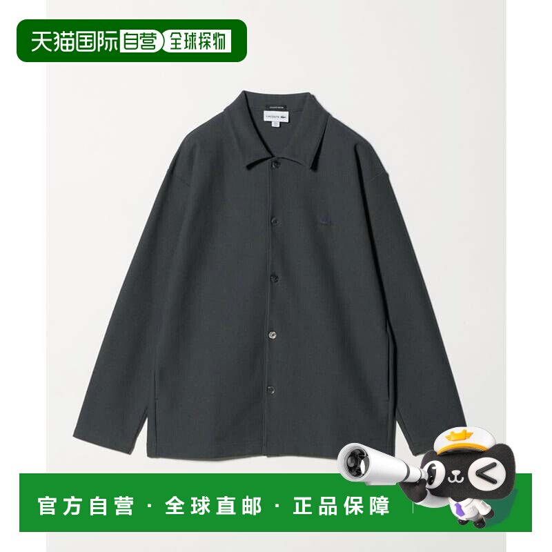 日本直邮LACOSTE 衬衫夹克 DK.GRAY 休闲时尚运动女装背心男装图片
