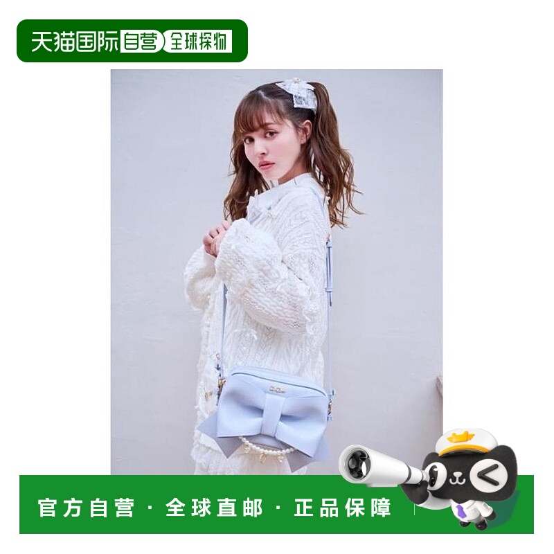 日本直邮日潮 Liz Lisa大蝴蝶结手拿包 153-9503-0新款手提包