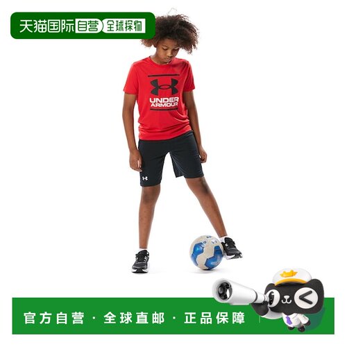 日本直邮UNDER ARMOUR 青少年半袖T恤上下套装TECH 931507865 运