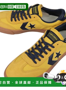 日本直邮Converse Road Classic SK OX 运动鞋（黄色/海军蓝）（Y