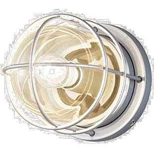 Panasonic松下旅行用品壁灯银色LGW85034S简约户外