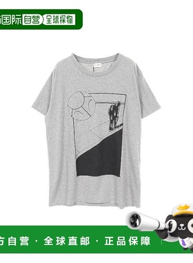 日本直邮中古YSL圣罗兰男S级99新SAINT LAURENT PARIS圣罗兰棉上