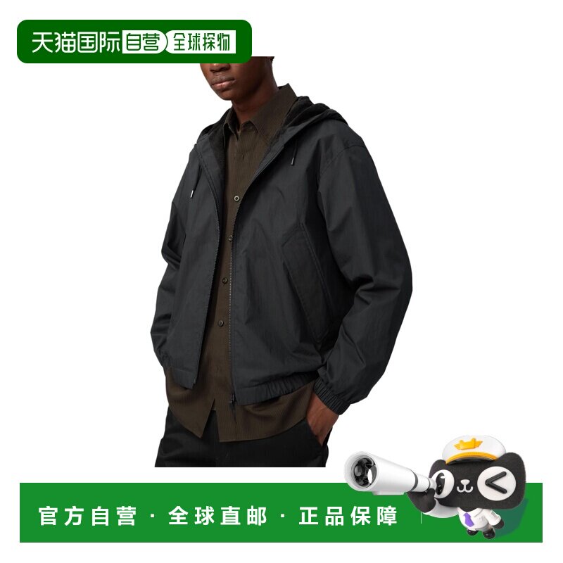 日本直邮Uniqlo/优衣库拉链防风连帽休闲时尚宽松夹克外套男女同