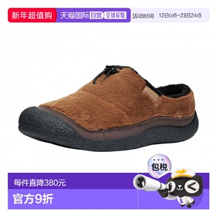 日本直邮KEEN 豪泽三滑扣徒步鞋 1029443 红棕色休闲鞋