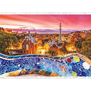 【日本直邮】Beverly拼图1000片拼图奎尔公园儿童益智拆装玩具