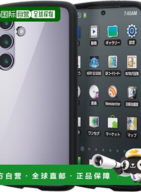 【日本直邮】宜丽客 Galaxy S24 SC-51E 混合TPU手账壳 薄型 黑色