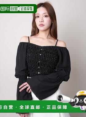 【日本直邮】LIPSERVICE女士衬衫・女用衬衫长袖泡泡袖秋冬女衬衫