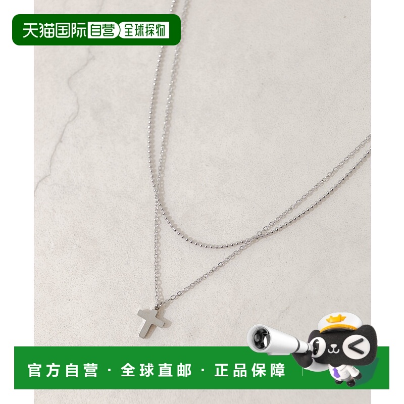 1h可退 日本直邮SMELLY 女士 小巧十字架 多层叠戴 项链 SMA62PF0