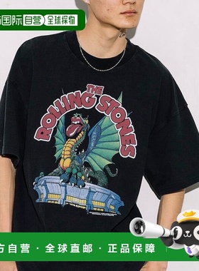 1h可退 日本直邮FREAK'S STORE The Rolling Stones 前卫印花大号