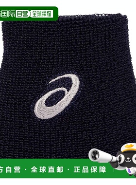 日潮跑腿Asics亚瑟士 男女款护腕 海军 F 3033B872.400腕带