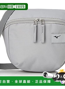 【日本直邮】Mizuno美津浓 COLORE 彩色斜挎包 浅灰色手提包挎包