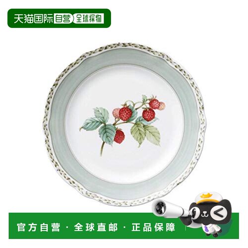 日本直邮Noritake则武 餐盘01 圆形19cm 绿 骨瓷 97815/4911-