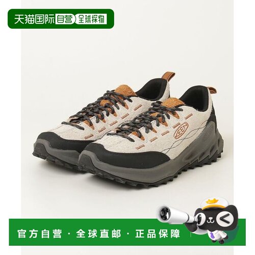 日本直邮KEEN Jasper Zionic 皮革 绒面复古拼色系带 登山徒步鞋