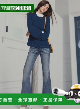 1h可退 日本直邮45R 天竺方形T恤（深靛蓝）