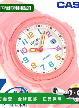 日本直邮卡西欧 POP LX-800H-4AV 女士石英表电池驱动指针式白色/