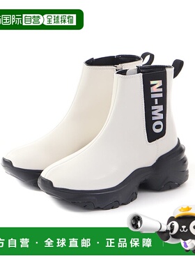 日本直邮 ni-mo 儿童厚底切尔西侧边靴女款 NM J118 童鞋