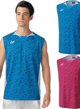 日本直邮YONEX 男式衬衫无袖网球羽毛球服上衣 YONEX 10614