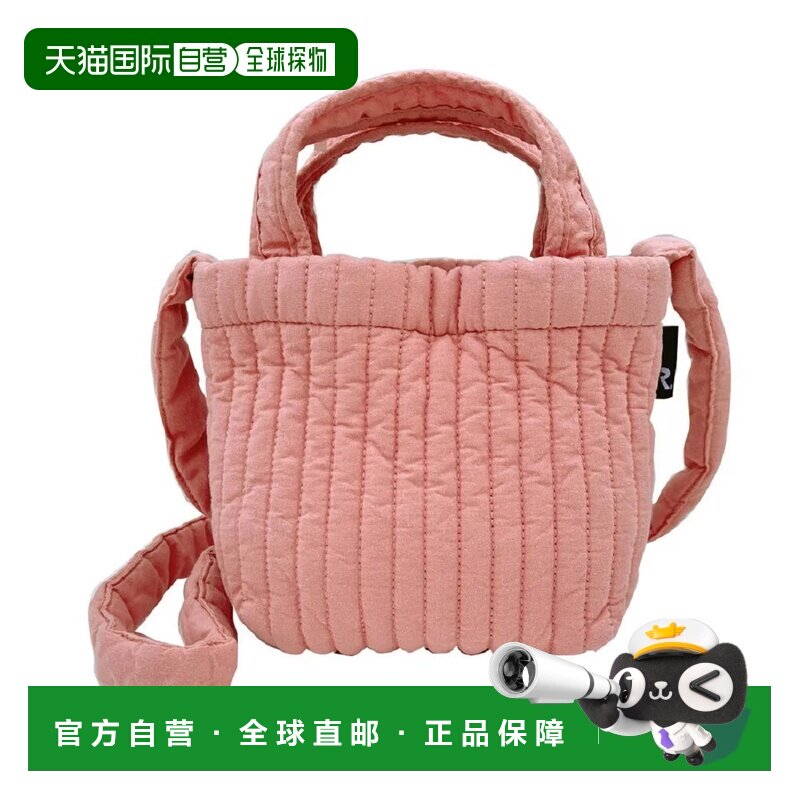 日本直邮ROOTOTE 绗缝迷你托特包 樱花色斜挎包单肩包手提包