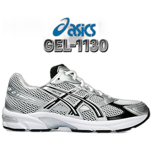 日本直邮 asics GEL-1130/黑色 1201a933-100 运动鞋 银色