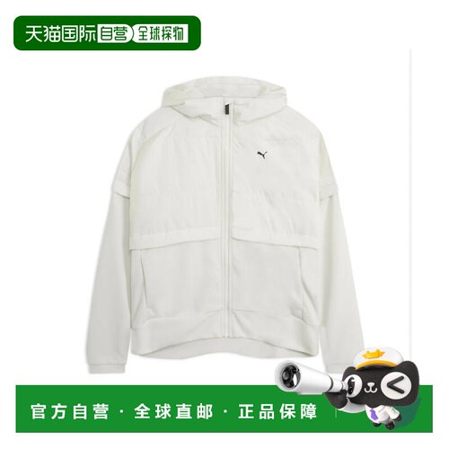 日本直邮彪马PUMA女士高尔夫FOG混合夹克W HYBRID JACKET暖白色
