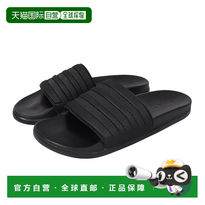 日本直邮adidas 阿迪雷塔CF凉鞋 ID3406 黑色 凉鞋经典拖鞋经典款