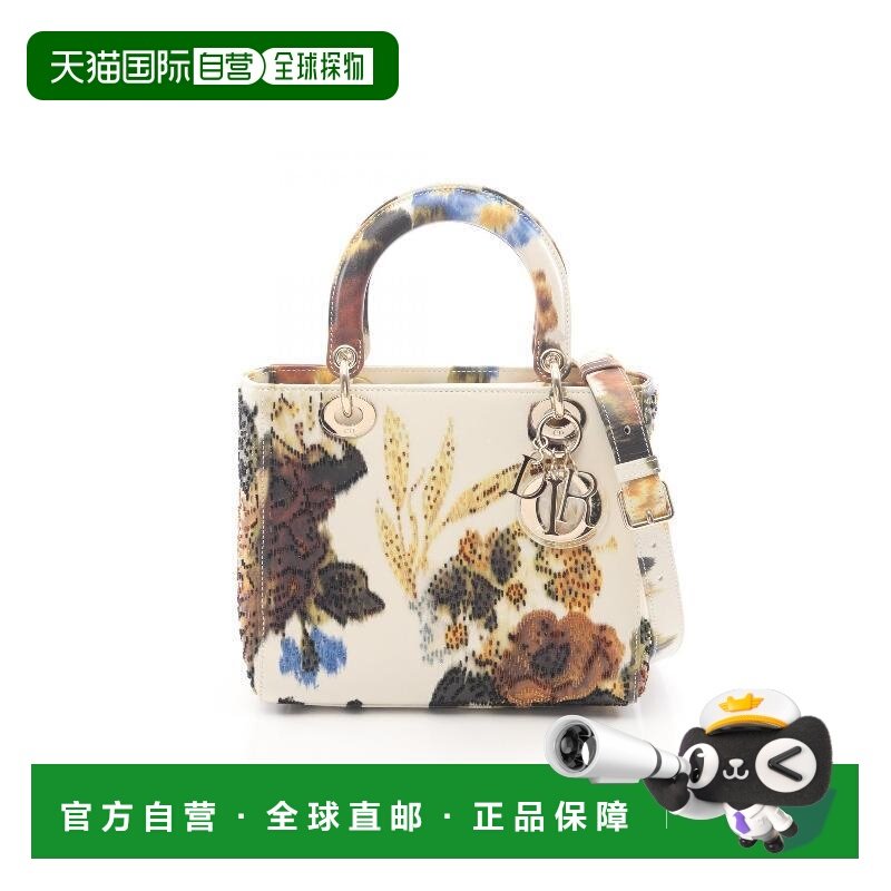 日本直邮中古Dior迪奥女包A级95新Lady Dior戴妃包牛皮斜挎包白色,箱包皮具/热销女包/男包,通用款女包,淘宝优惠券,粉丝福利购,淘宝优惠卷