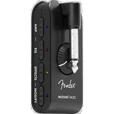 【日本直邮】Fender芬达 Mustang Micro便携式耳机放大器 黑色