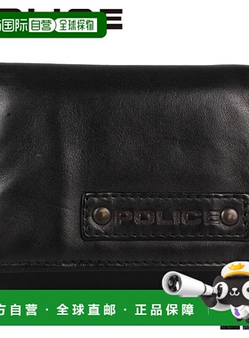 日本直邮警察钱包双折男士LAVARE 钱包海军驼色 PA-59605