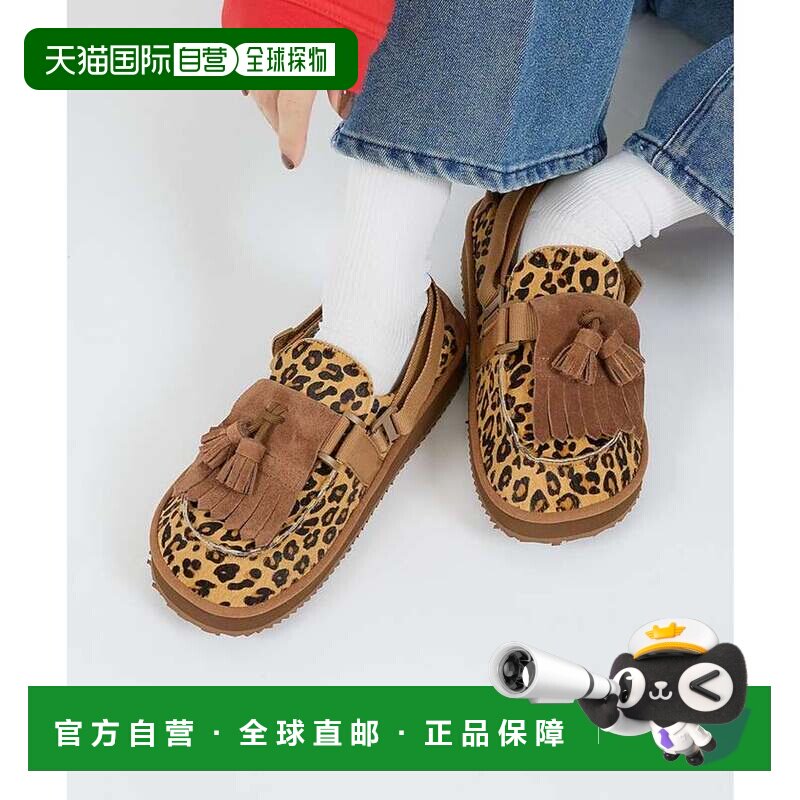 日本直邮ABAHOUSE SHAKA 牛毛绗缝流苏穆勒凉鞋 SK3 棕色系其他1