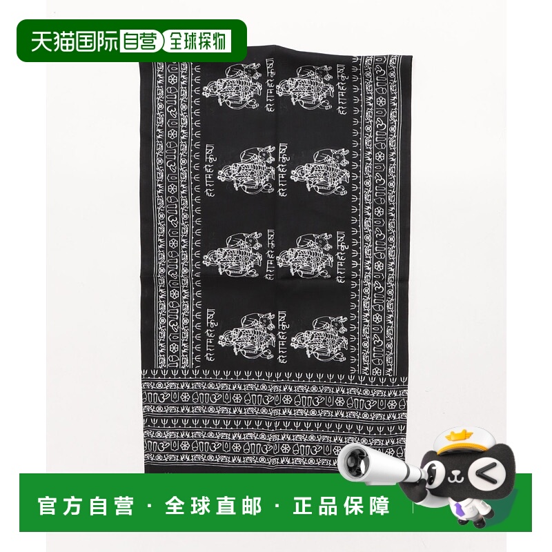 1小时内可退 日本直邮CAYHANE クリシュナ图案圣神图案丝巾 ISAP5