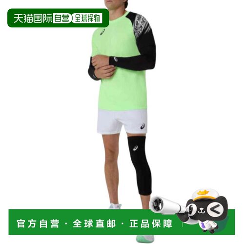 日本直邮ASICS 三分松紧中腰休闲短裤 男款