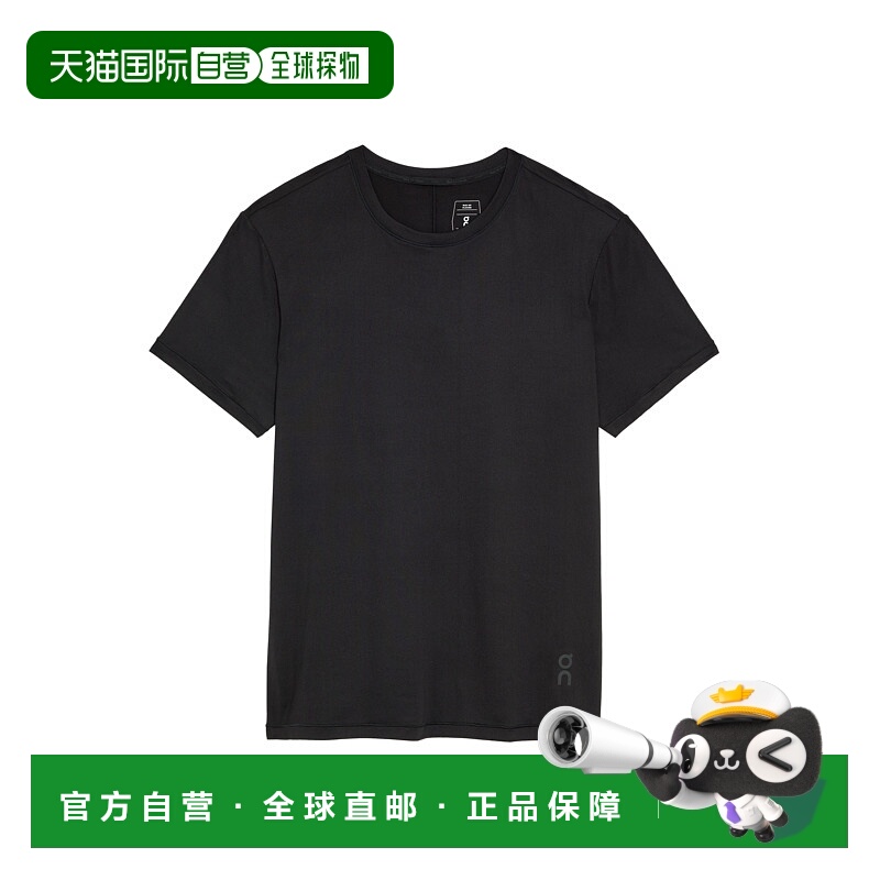 日潮跑腿ON昂跑 男士 Studio-T 棒球短袖T恤 Black XS 1mf1177