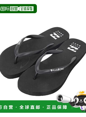 日本直邮BILLABONG 女士 FLIP FLOPS 沙滩凉鞋 黑色