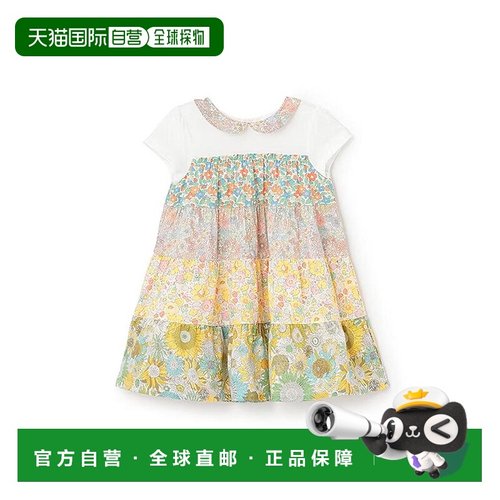 日本直邮日潮 sense of wonder自由花卉拼接连衣裙1252317