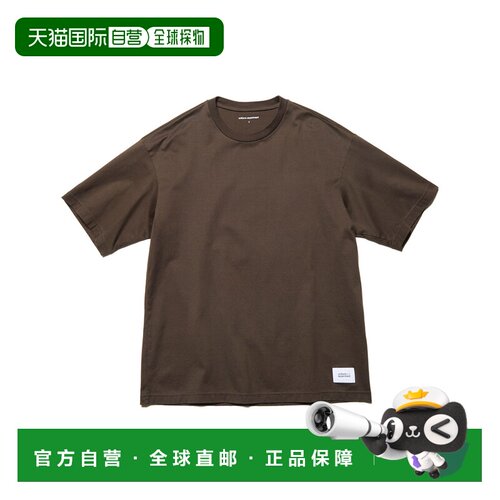日本直邮uniform experiment 男女同款 纯棉丝光质感宽松圆领T恤