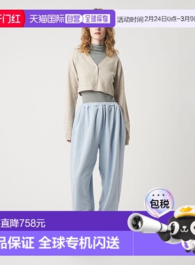 1h可退 日本直邮6(ROKU)女装宽松棉质褶皱休闲裤26SS 86142000022