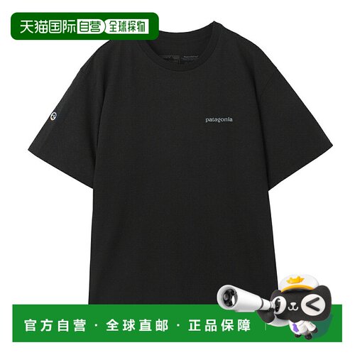 日本直邮Patagonia 圆领短袖T恤男女37665 inbk Fitz Roy Icon Re