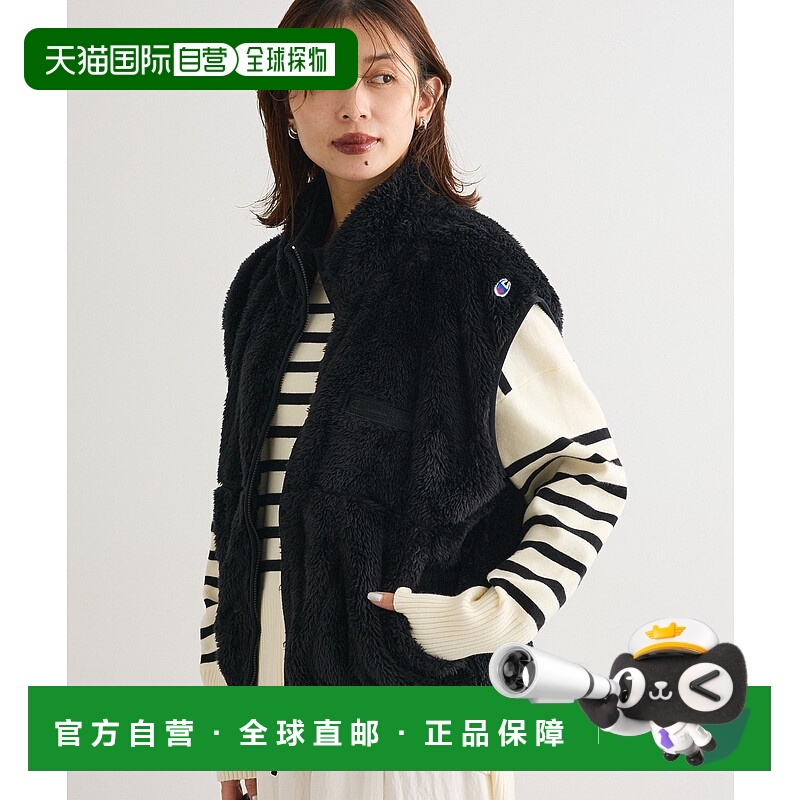 1h可退 日本直邮冠军 Champion 女士宽松无领背心 双口袋设计 060