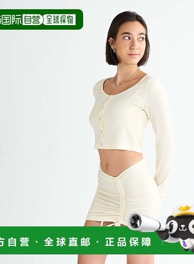 日本直邮ROXY L/S RASHIE针织衫裙子开衫套装