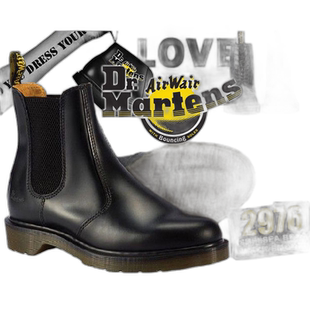 日本直邮Dr.Martens 2976 CHELSEA BOOT BLACK SMOOTH Dr.Martens