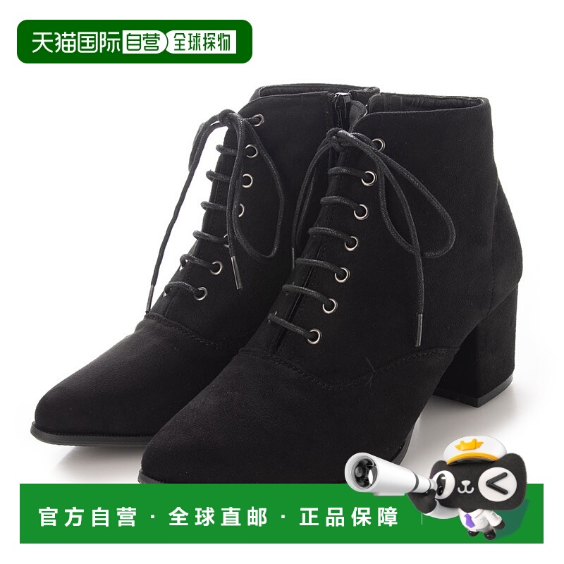 【日本直邮】bakerloo　女士　短靴蝴蝶结拉链