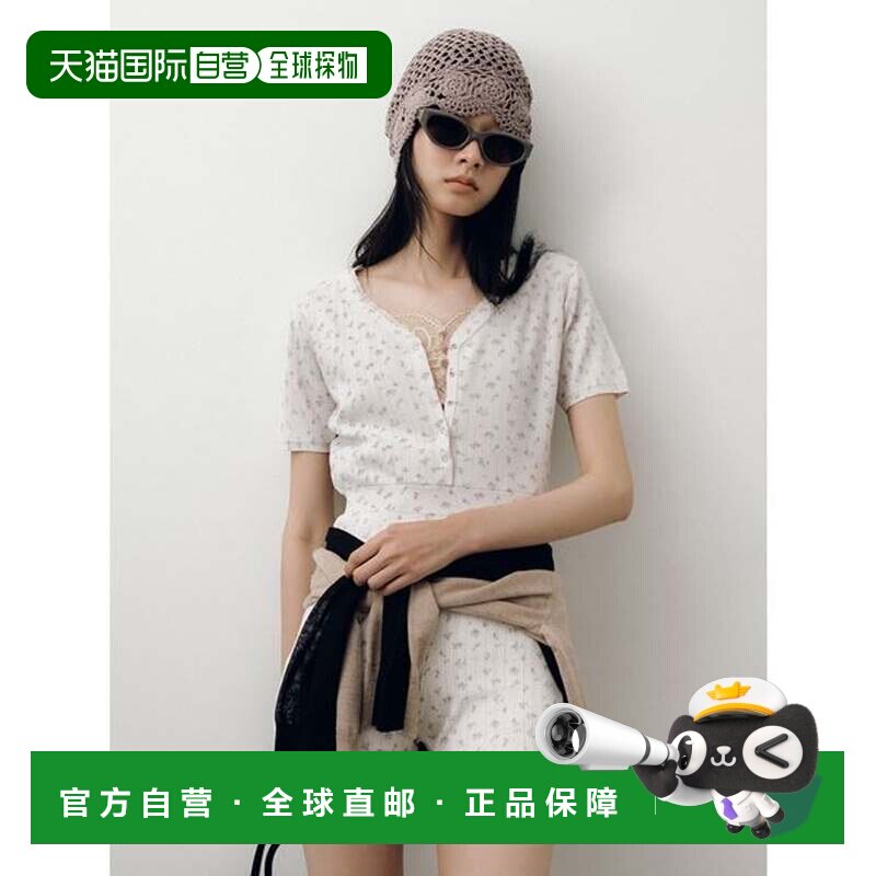 日本直邮LILY BROWN 针织蕾丝连体衣 FLOWER